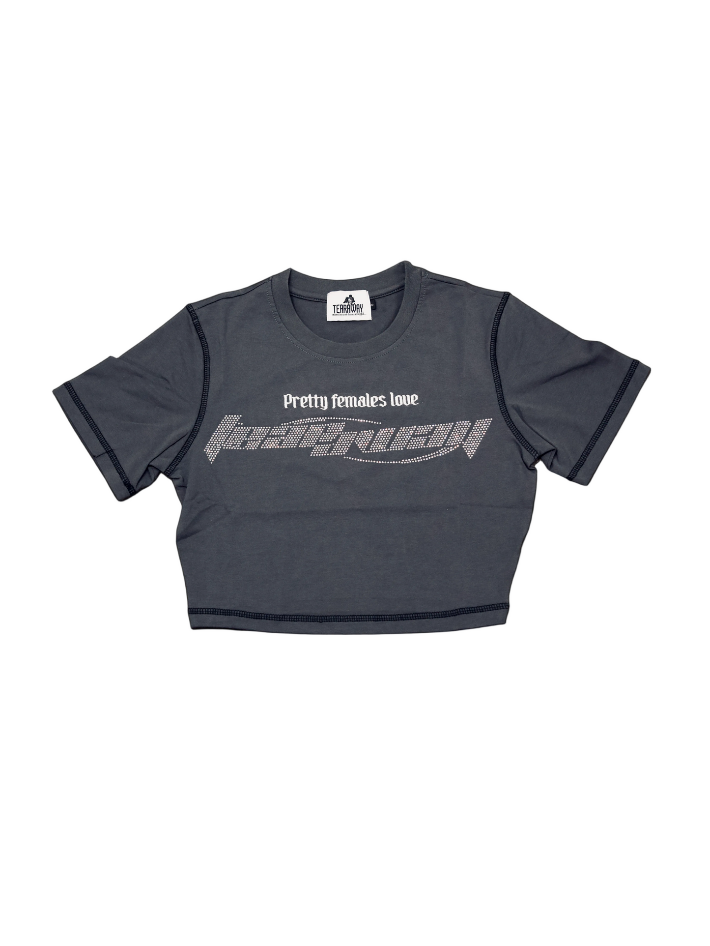 “PrettyFemalesLove” Cropped Tee